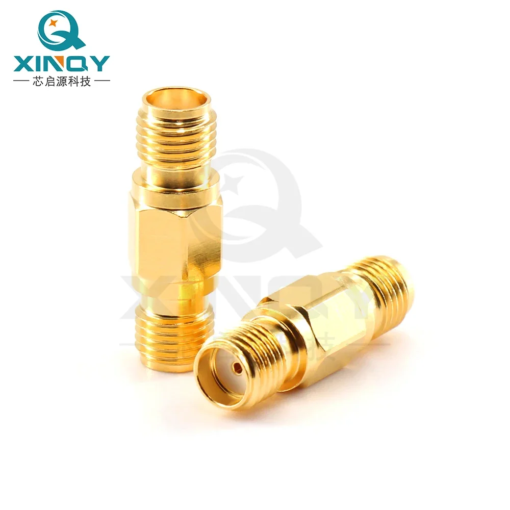 SMA RF Coaxial Adapter Female To Female 6G Connection Adapter DC-18G Outer Screw Inner Hole