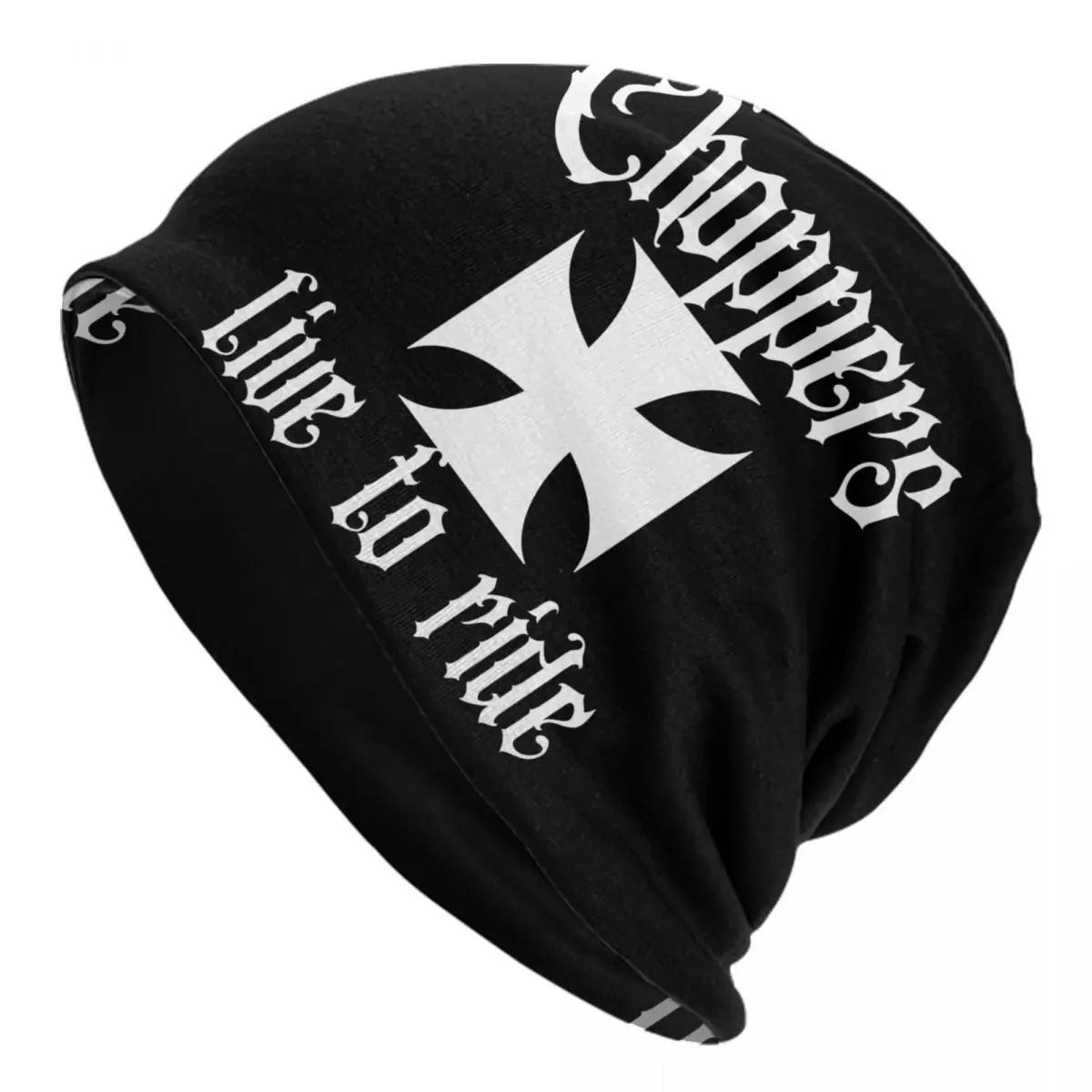 Motocross West Coast Chopper Iron Cross Bonnet Hat Knitted Hat Men Women Hip Hop Unisex Adult Winter Warm Beanies Cap