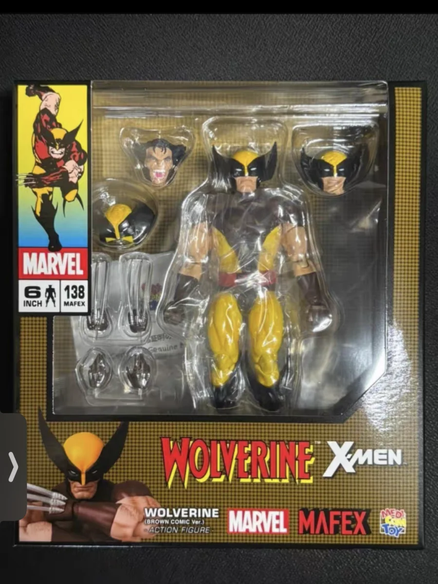 متوفر في المخزون مافيكس 096 مافيكس 138 ولفيرين مارفل X-Men شخصيات الحركة لعبة مجسمة مافيكس ولفيرين منضدية الديكور جمع الهدايا #2