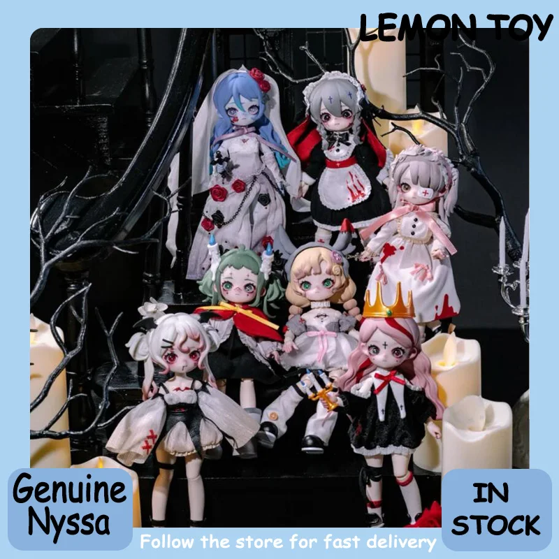 

Подлинная серия Nyssa Bizarre Nightmare Bjd, слепая коробка, 12 очков, милая коллекция экшн-фигурок, украшение для рабочего стола, модный тренд, подарок