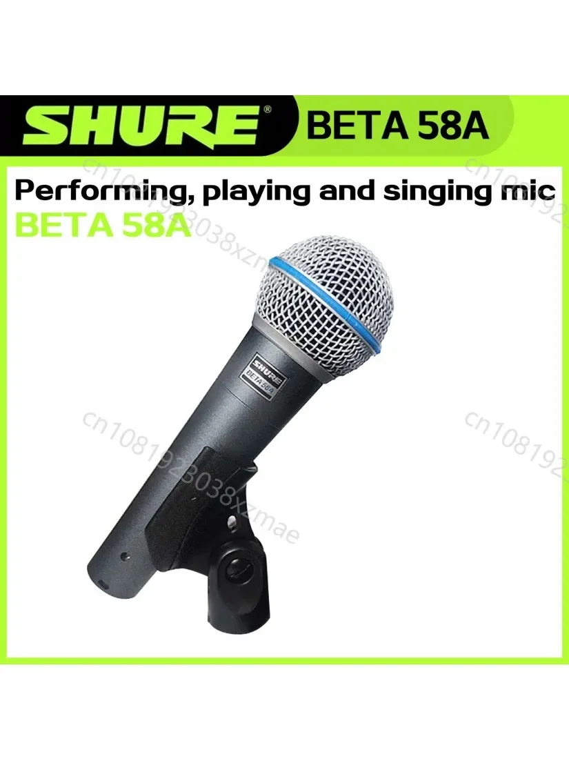 SHURE BETA 58A Bedrade microfoon Dynamische draagbare microfoon voor optredens Live party zang Karaoke Stage Mic Dropshipping - afbeelding 2
