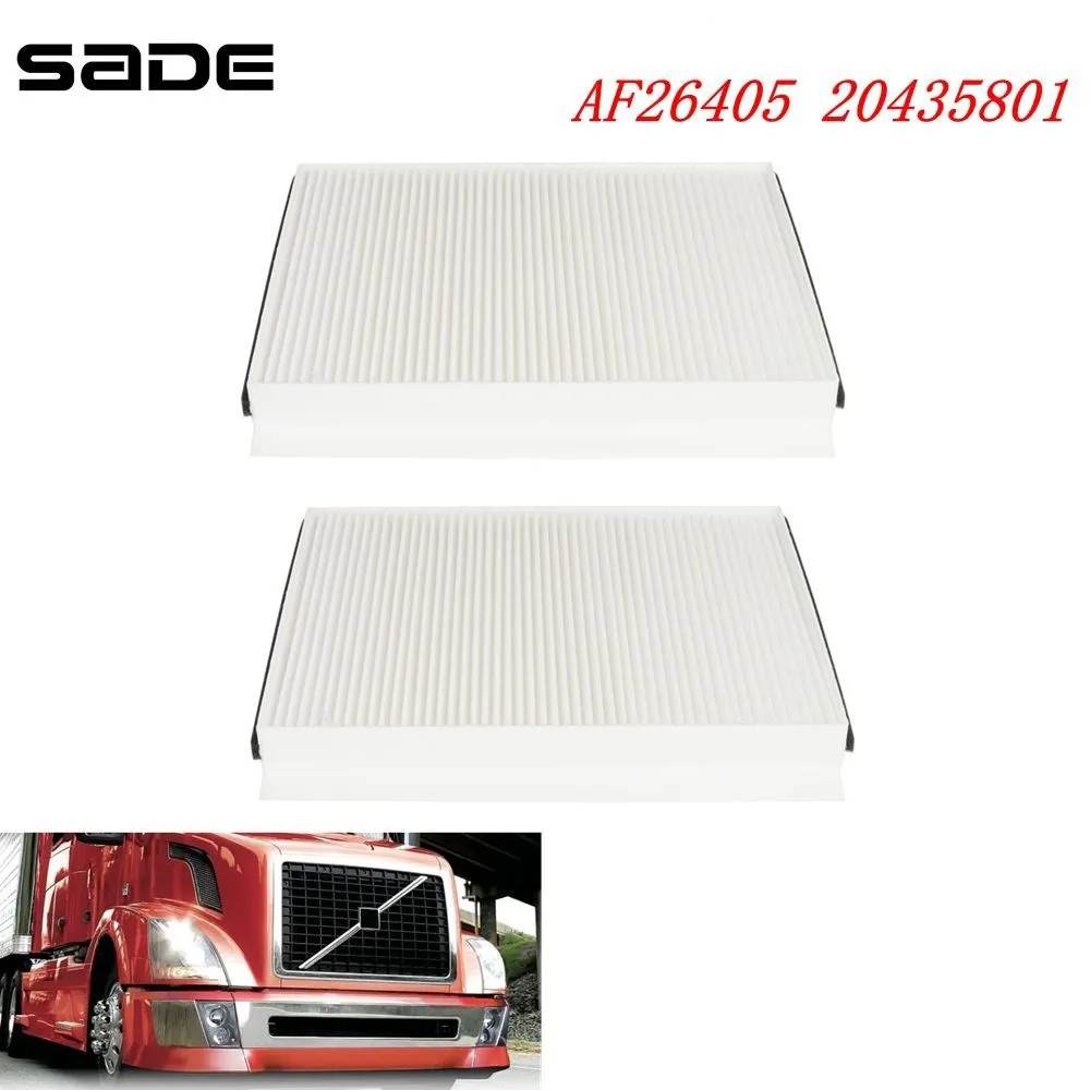 Filtro de aire de cabina de camión AF26405 20435801   Para 2002 Volvo VNL 780 760 860 VN 780 670 VH VHD VNM P 606555   CAF 24000 PA4681 49084