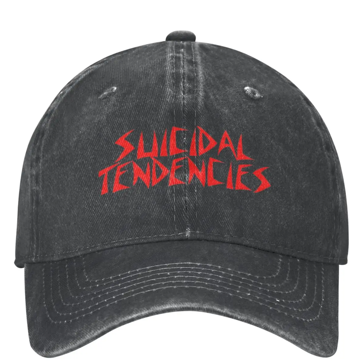 Rock Suicidal Tendencies Heavy Band Music Trucker Hat Outfit Retro Distressed Washed Sun Cap for Men Women Workouts Caps Hat