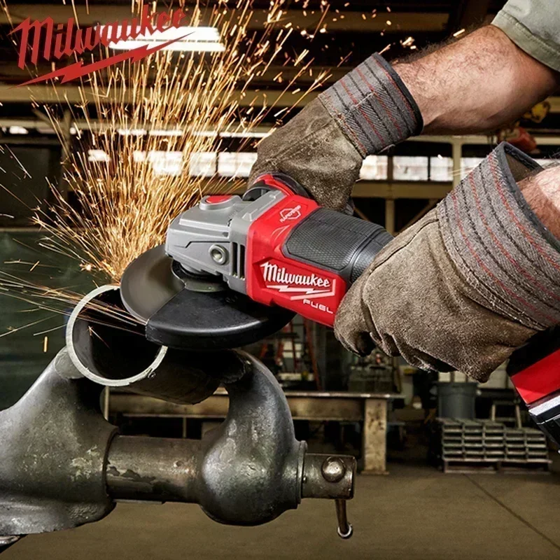 

Milwaukee M18 FSAGF125XPDB/2886 Angle grinder M18 FUEL 125mm flat-head brake grinder Paddle switch lock-free tool special.