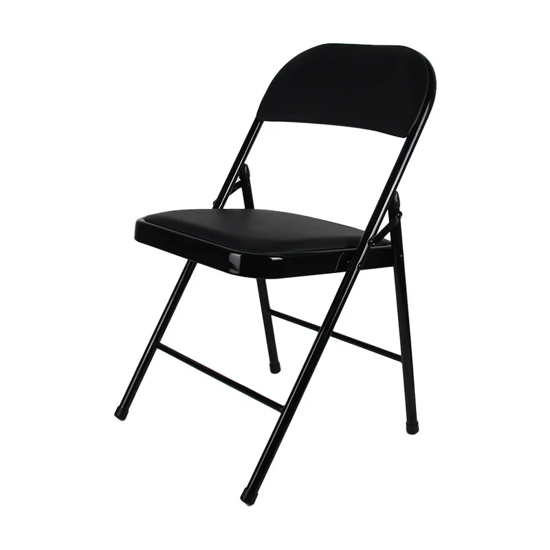 &Hot Selling Best Price Modern Stackable Foldable Dining Chair Iron Frame Portable for Restaurant
