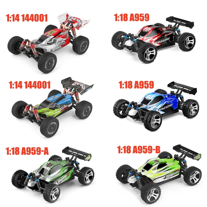 WLtoys 144001 RC Car A959 A959-A A959-B 70KM/H 4WD Electric High Speed Racing Vehicle Off-Road Remote Control Car Toys for kids