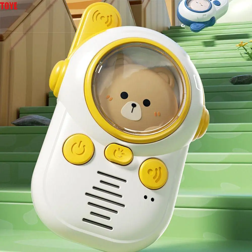 

2Pcs Extended Range Kids Radio Toy Clear Sound 300M Kids Walkie Talkies Anti-loss Back Clip 2 Way Communication Device Indoor