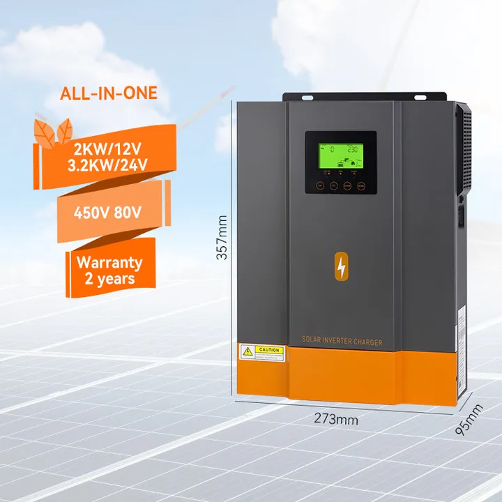 2KW 12V Solar Inverter 3.2KW 24V All-In-One Inverter 80A Mppt Charge Controller 200V Off-grid Inverter