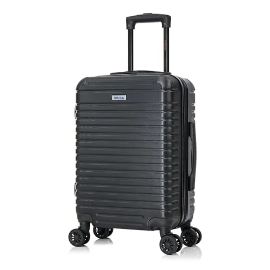 

Luggage with GEL Handle Spacious Traveling Suitcases, Travel Suitcase with Dual Spinner Wheels and Studs Carry On Hardside Lugg