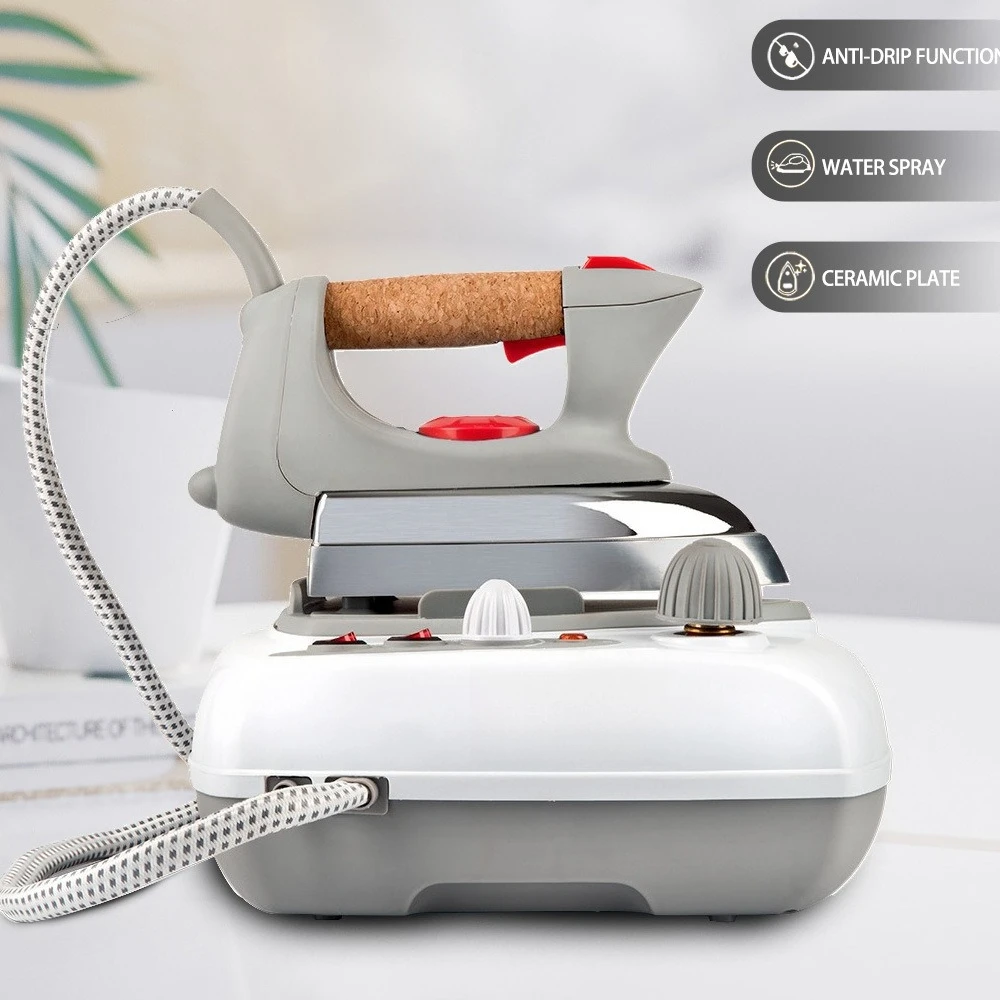European Standard 2000W Household and Commercial Steam Iron, Dry Cleaner Hotel Boiler Steam Iron