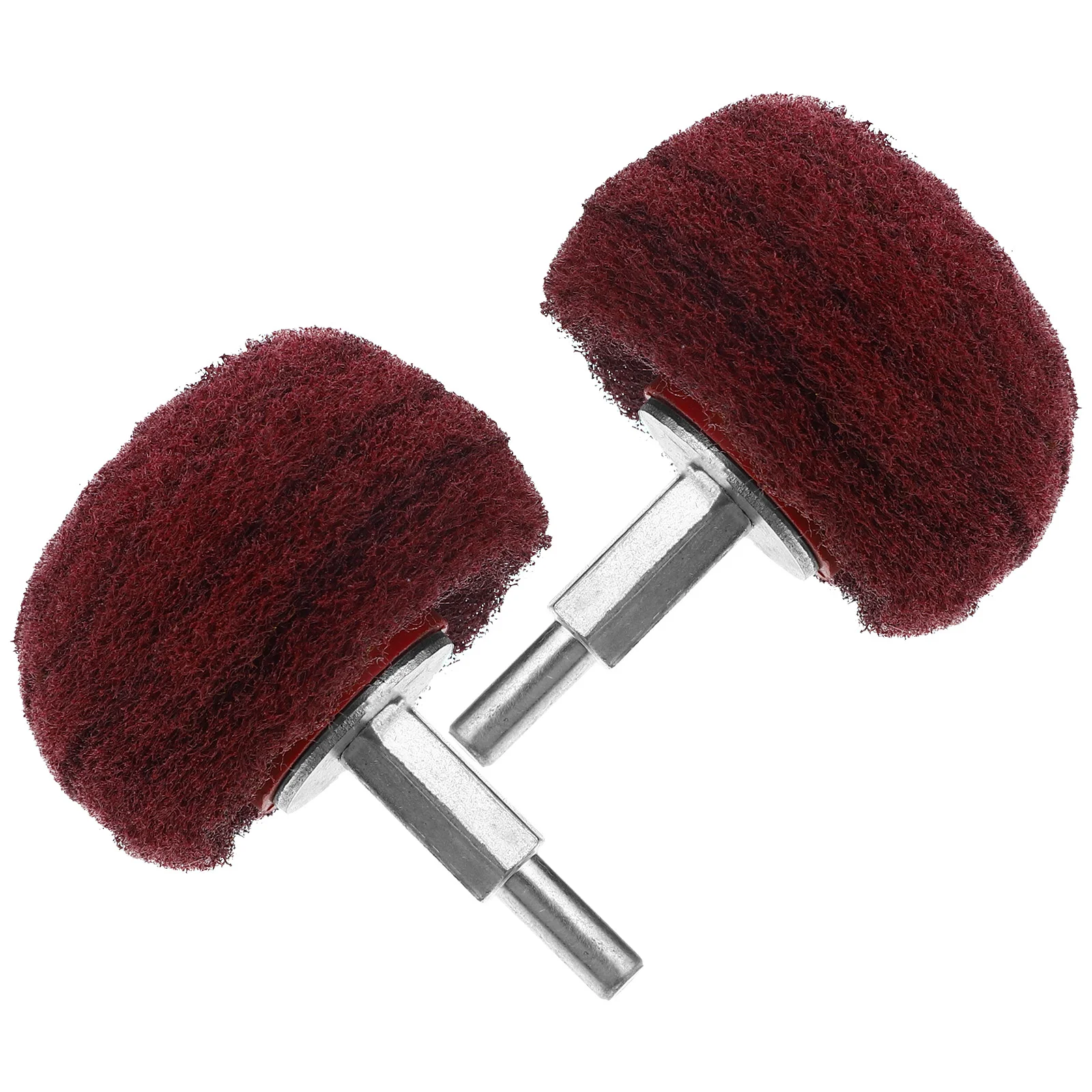 2 pezzi di regolazione cono ruota per lucidatura abrasiva per kit di accessori per trapano tamponi per lucidatura attacco per levigatura gomma rossa