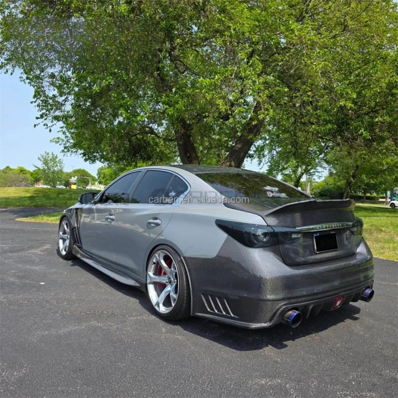 

High Quality CSL Style Carbon Fiber Trunk Lid Body Kits Honeycomb Forged Carbon Fiber Q50/Q50S/Q50L New Condition