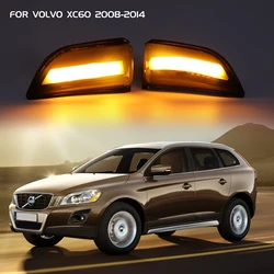 For Volvo XC60 2008 2009 2010 2011 2012 2013 2014 LED Flashing Side Marker Lamp Dynamic Blinker Turn Signal Light Indicator