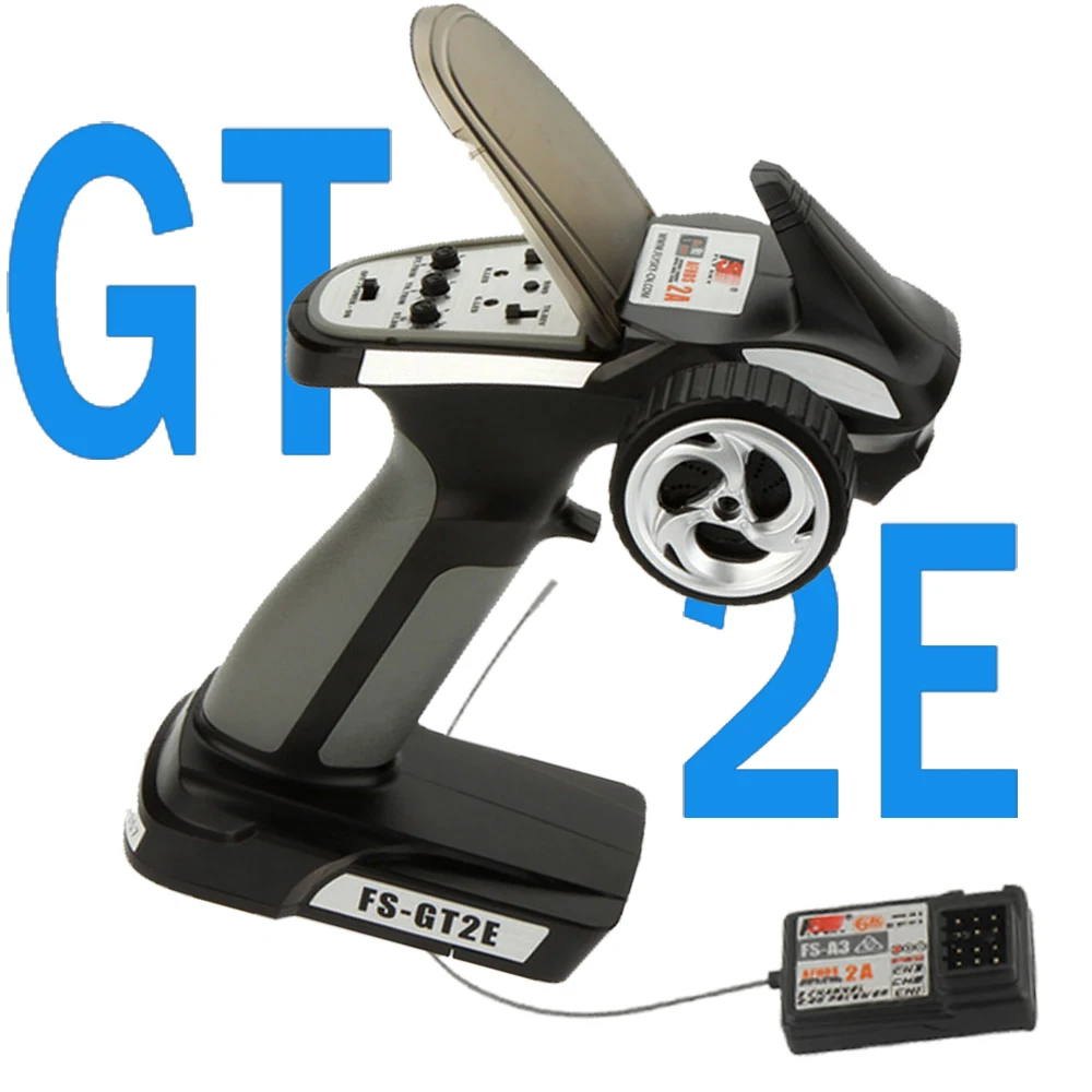 Flysky GT2E 2.4g 2CH Radio System Transmitter  AFHDS 2A with Reverse function for RC Car Boat