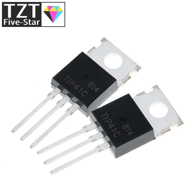 10/30 قطعة TIP41C TIP41 وحدة منظم الجهد