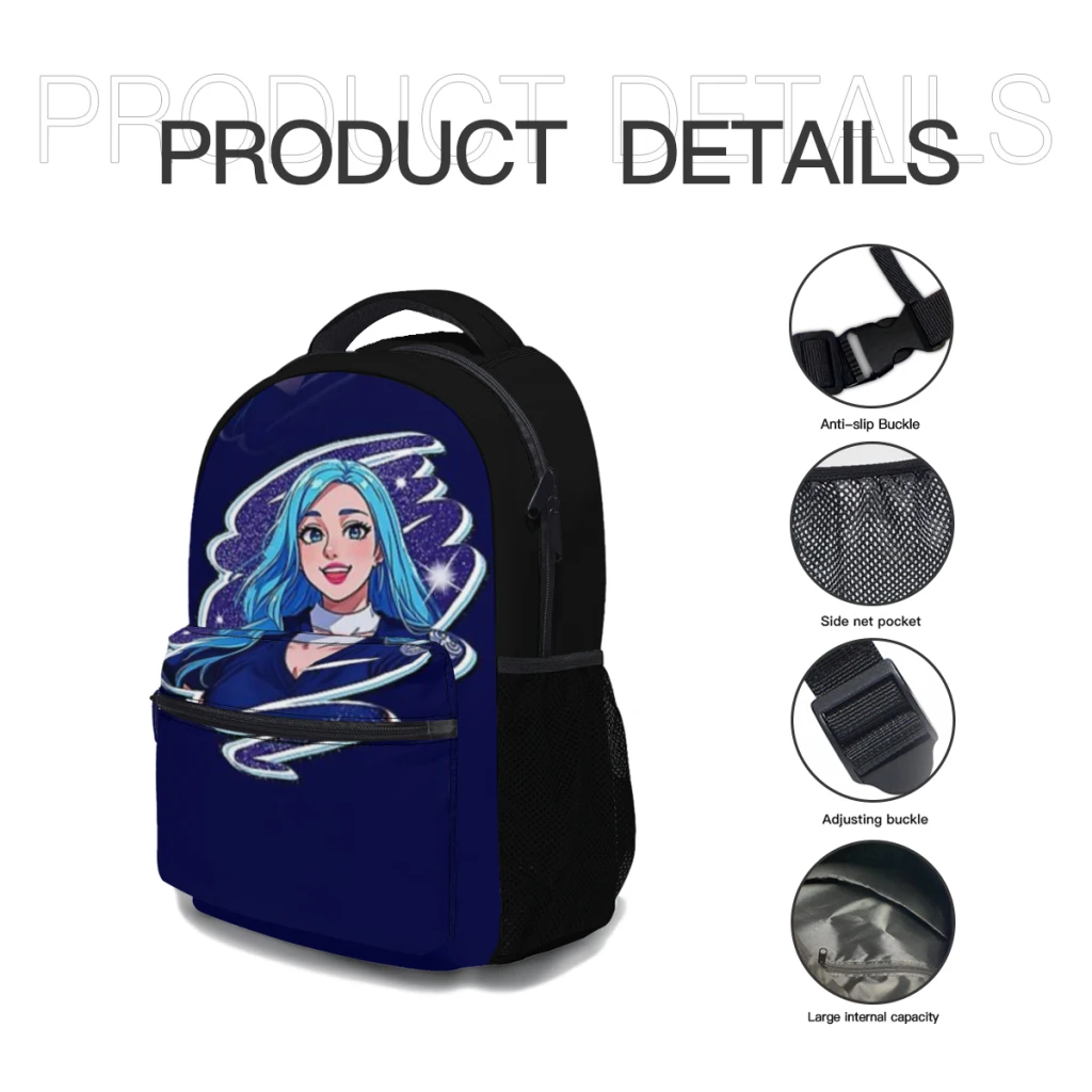 New Fashionable  Addison Alien - Zombies 1, 2, 3, 4 - Manga Cartoon Comics Style Backpack Bag Large Capacity 17inch