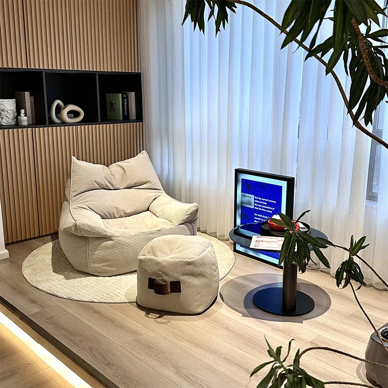 Fat lazy sofa simple living room bedroom designer small apartment bean bag tatami retro sofa