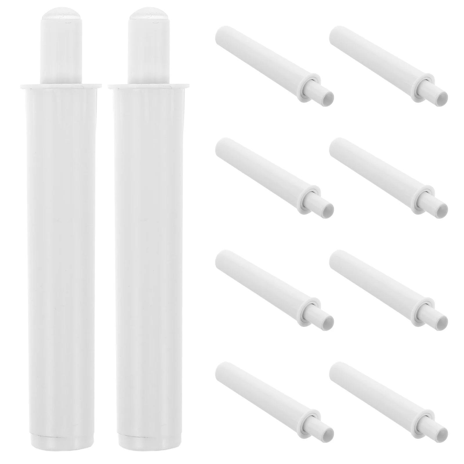 10Pcs Universal Cabinet Soft-Close Damper Plastic Quiet Closing Mechanism for Kitchen Trash Can Lid Replacement