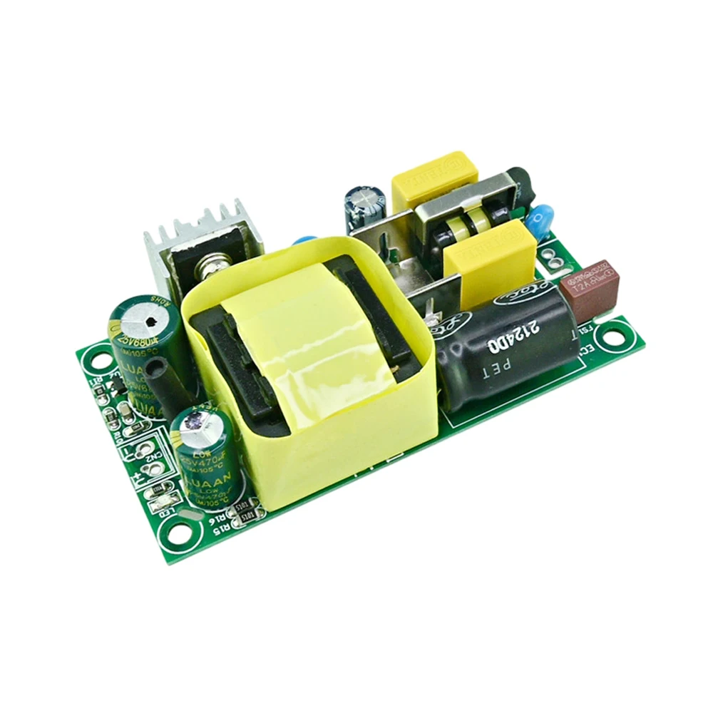 

AC to DC Step-Down Power Supply Module AC85-265V to DC 5V 12V 17.5V 24V Buck Power Circuit Board 3A AC-DC Regulator Power Supply