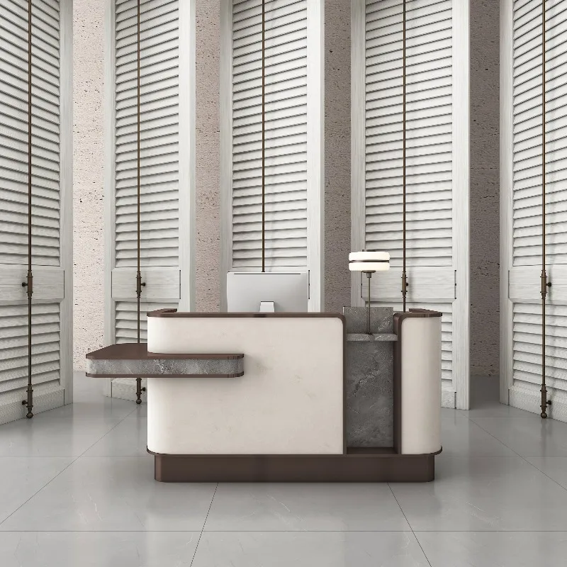 

Checkout Stands Reception Desks Welcome Elegant Service Drawers Reception Desks Quality Industrial Escrivaninha Office Furniture