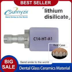 Sunnyzir C14 LT HT Disilicato De Litio Ultrasonido Dental Emax Cad Bloque Laboratorio Dental Para El Sistema Dental CAD CAM