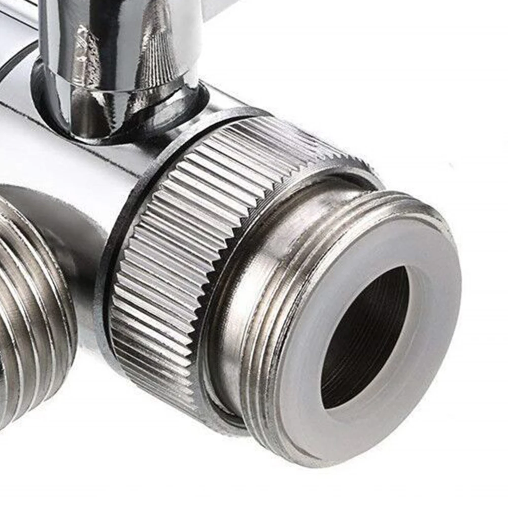 3-Wege-Schalter Wasserhahn Adapter Kunststoff Küchen spüle Splitter Umlenk ventil Wasserhahn Anschluss für Dusche Bad zubehör