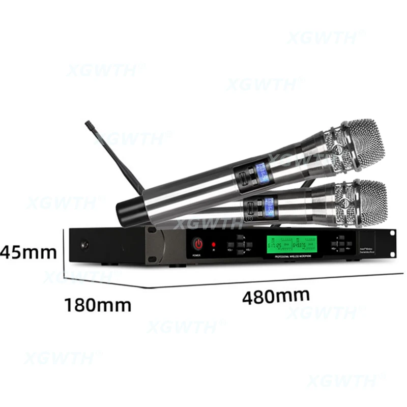 ULXD-Sistema de micrófono inalámbrico Digital UHF, dispositivo de mano para DJ, Karaoke, SKM8, Radio inalámbrica, micrófono dinámico cardioide para escenario