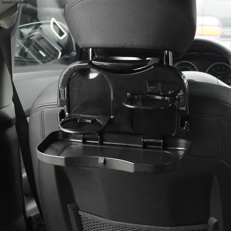 Universal Car Drink Holder Folding Car Cup Holder Bracket for Food Auto Back Rear Seat Table Cup Phone Holder Car Storage Box