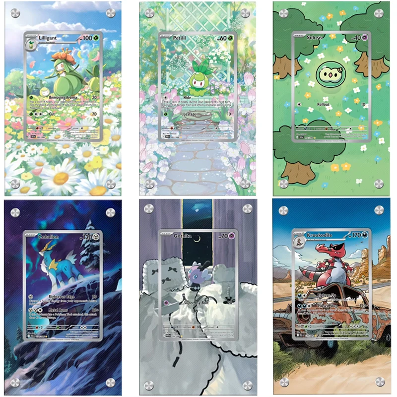 

Pokemon PTCG Sv11B L======== Cobalion Krookodile Gothita Карты Дисплей Аниме Игра Акриловый Защитный Чехол Брелок Расширенные Подарки