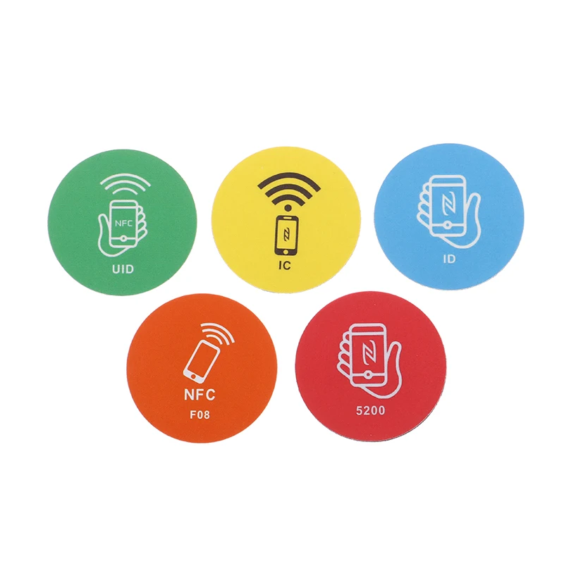NEW RFID Rewritable Sticker Keytag NFC Anti Metal Interference Label UID Writable Key Token Tag Card Duplicate