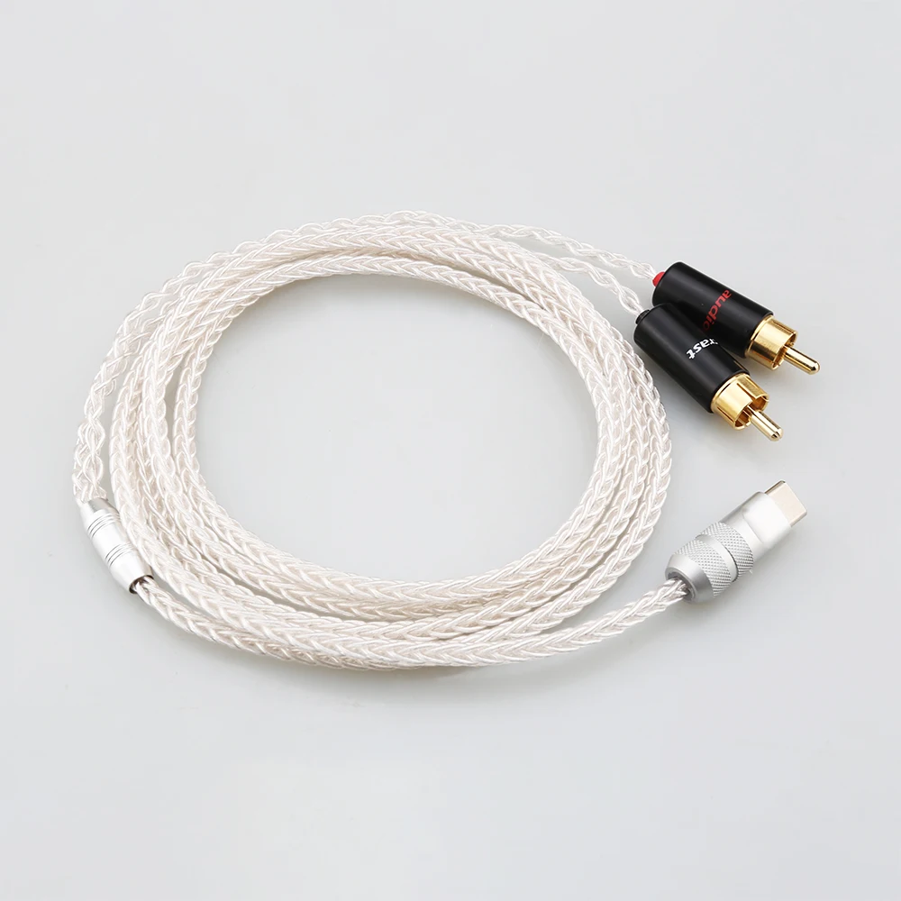 Cable de Audio HiFi híbrido (halógeno F) de Van Den Hul The D-102 III, de alta calidad, con enchufe RCA chapado en oro, cable de extensión VDH