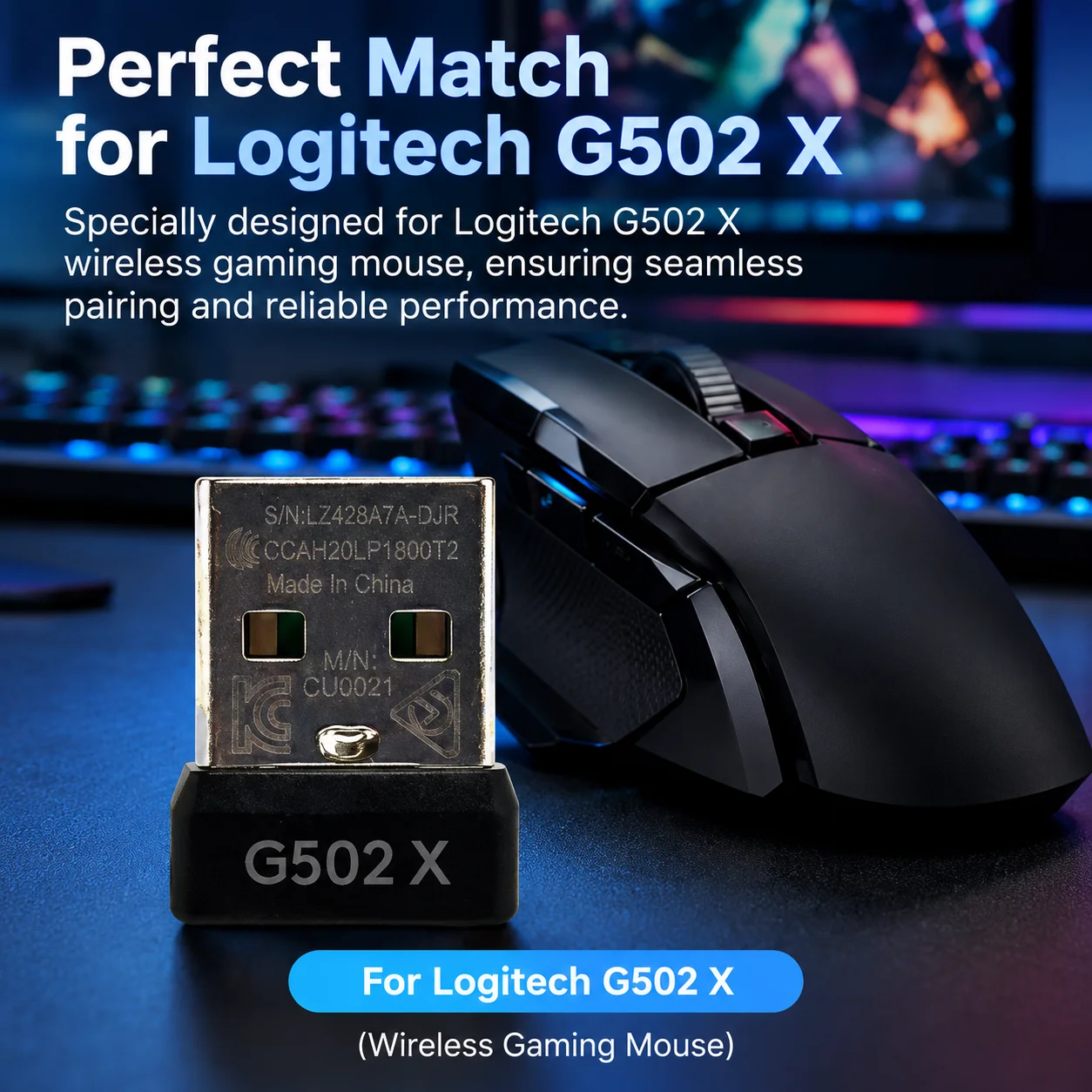 USB-Empfänger-Dongle für die k – Gaming Keyboard Mouse Wireless Bewertung und Preis