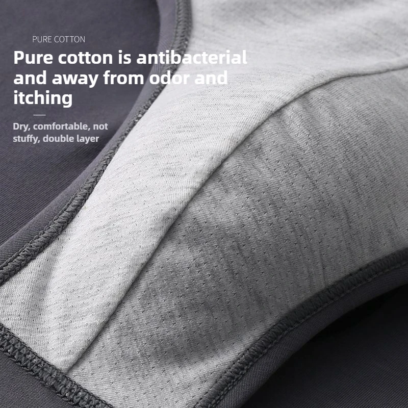 Nova xiaomi roupa interior masculina de algodão calcinha antibacteriana plus size L-3XL juventude confortável respirável deslizamento u cuecas