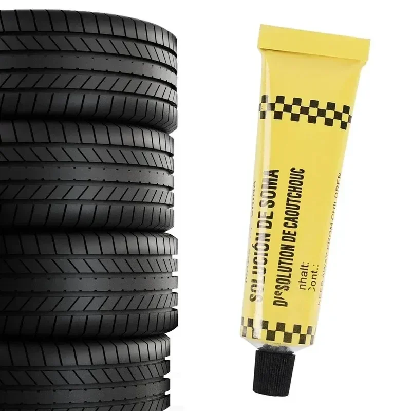 Universal Car Tire Repairing Glue Motorcycle Bicycle Tyre Inner Tube Puncture Repair Tools with Tire Repair Strips Glue Seals