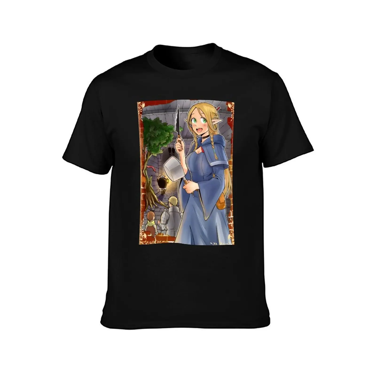 Dungeon Art - All in One T-Shirt, Summer Casual Cotton Tee, Oversized Streetwear Tops, Vintage Graphic Print, Unisex Men Women