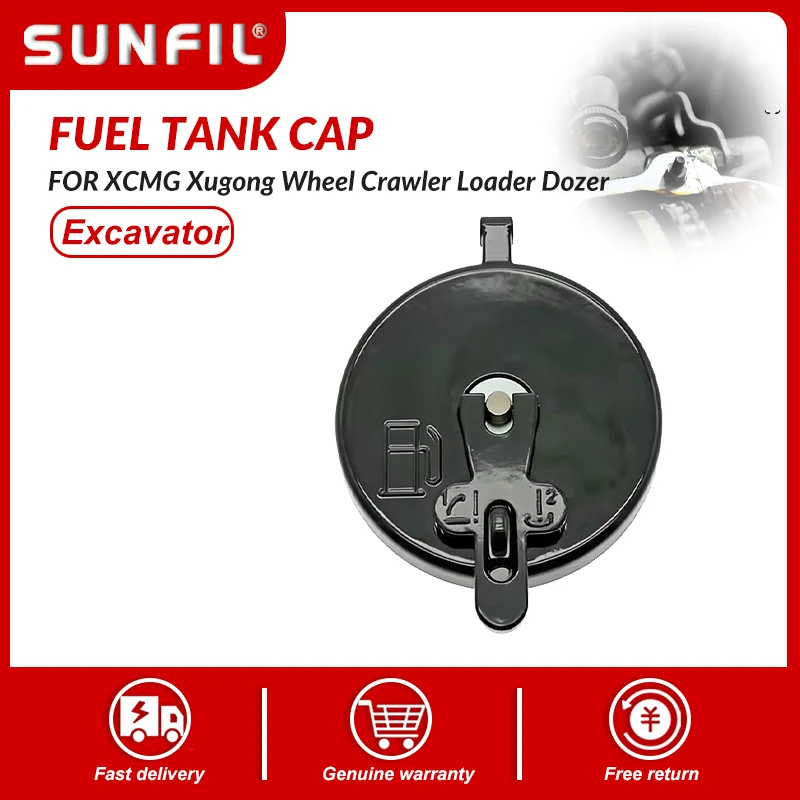 

Fuel Tank Cap Diesel Cover For XCMG Xugong Wheel Crawler Loader Dozer