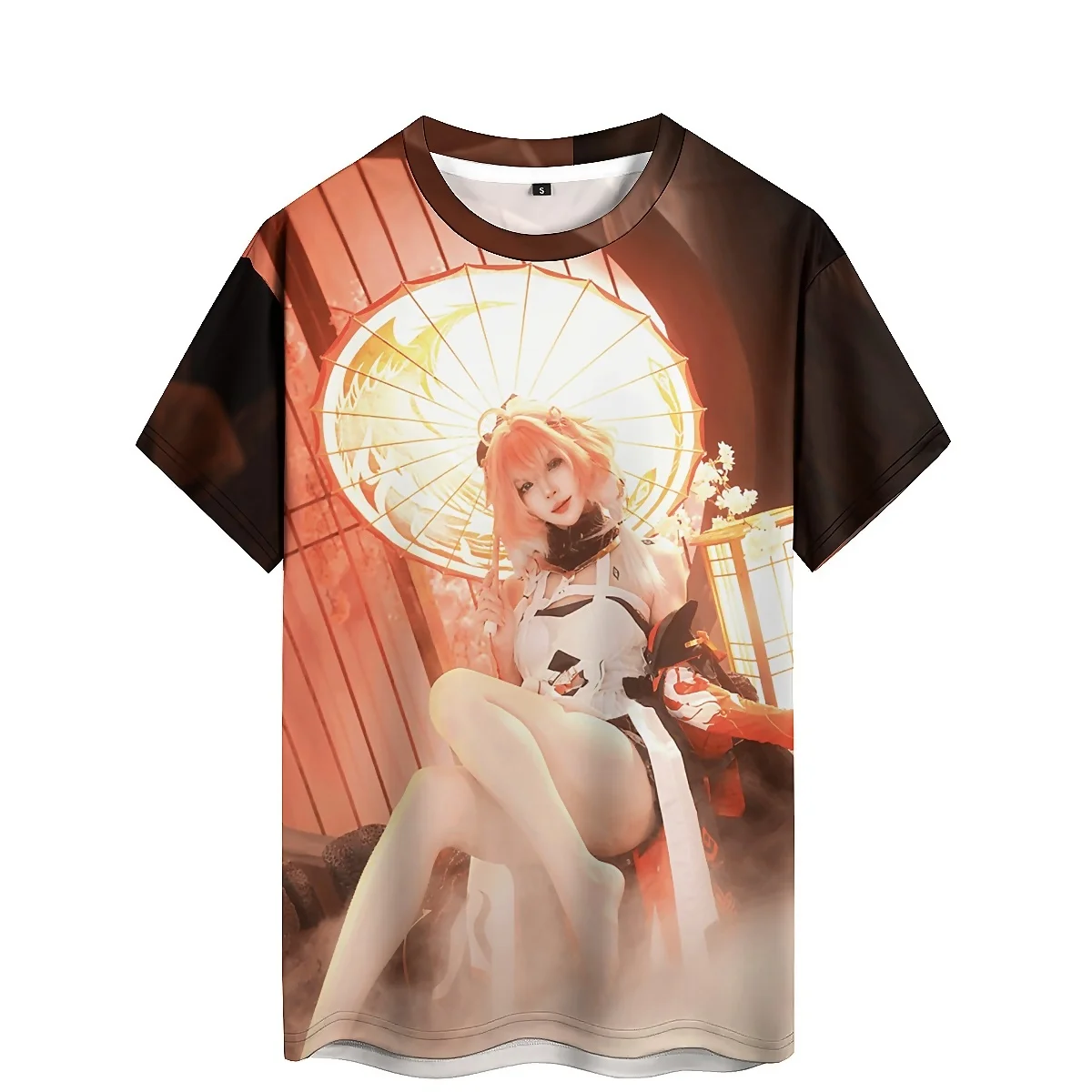 Family Gathering Abstract Dizzy Print Men's 3D Printed Short-Sleeve T-Shirt - Full-Body Print Top