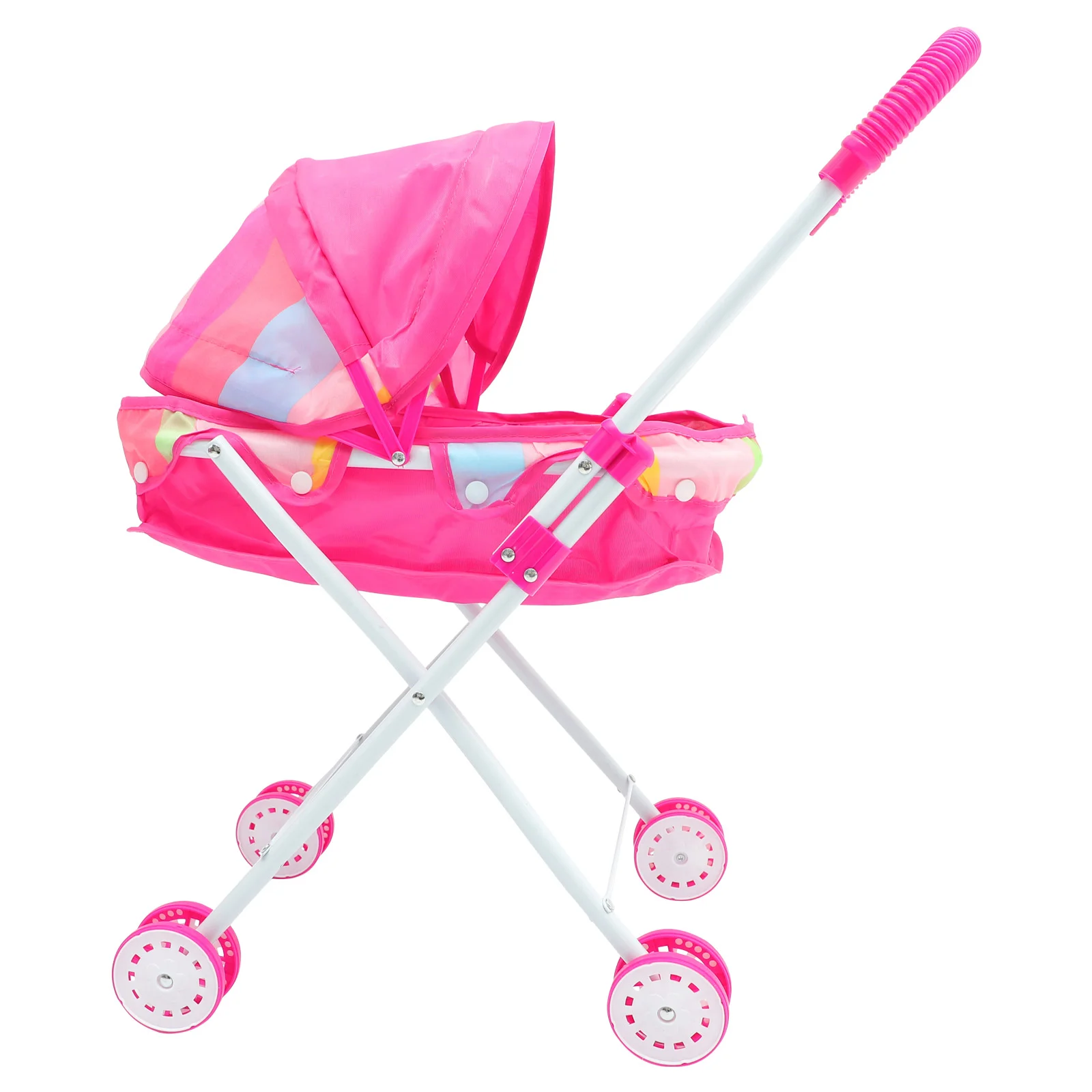 Cute Stroller Child Baby Toys for Girls Wagon Iron Frame Oxford Cloth House Decorations