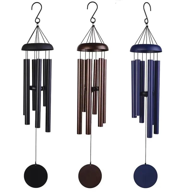 

36-Inch outdoor metal wind chimes indoor garden decoration with copper decoration