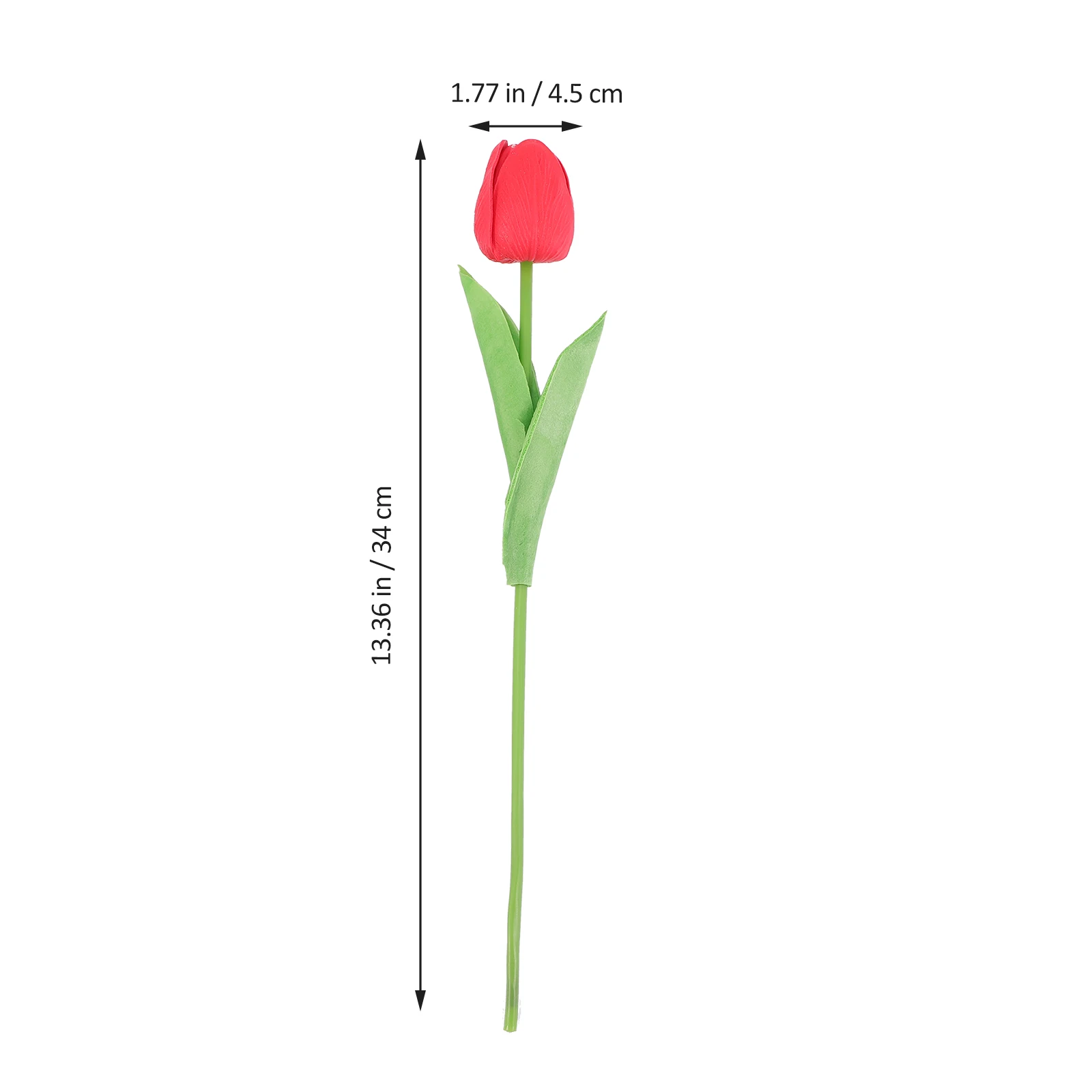 

10 Pcs Artificial Tulip Flowers Silk Faux Flower Arrangement Bouquets Decorations for Home Wedding Party Office Mini False