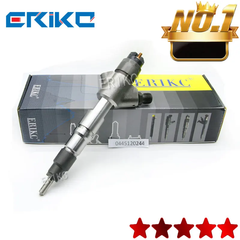 

ERIKC 0 445 120 244 Factory Fuel Injector 0445120244 WEICHAI 13024966 Injector 0445 120 244 Good Quality and Fuel Injector