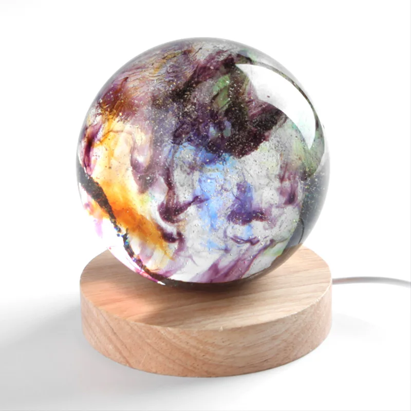 Creative colorful glazed dragon ball, starry sky transfer ball, seven star array birthday gift home decoration light luxury