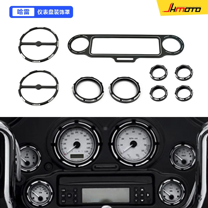 

2PCS motorcycle, suitable for Harley modified audio cover, speaker cover, instrument cover 96-13 years