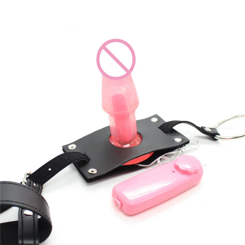 PU Leather Vibrating Butt Plug Harness Male Chastity Belt Panties Device with Vibrator Anal Plug Thong for Women Men Sex Toys