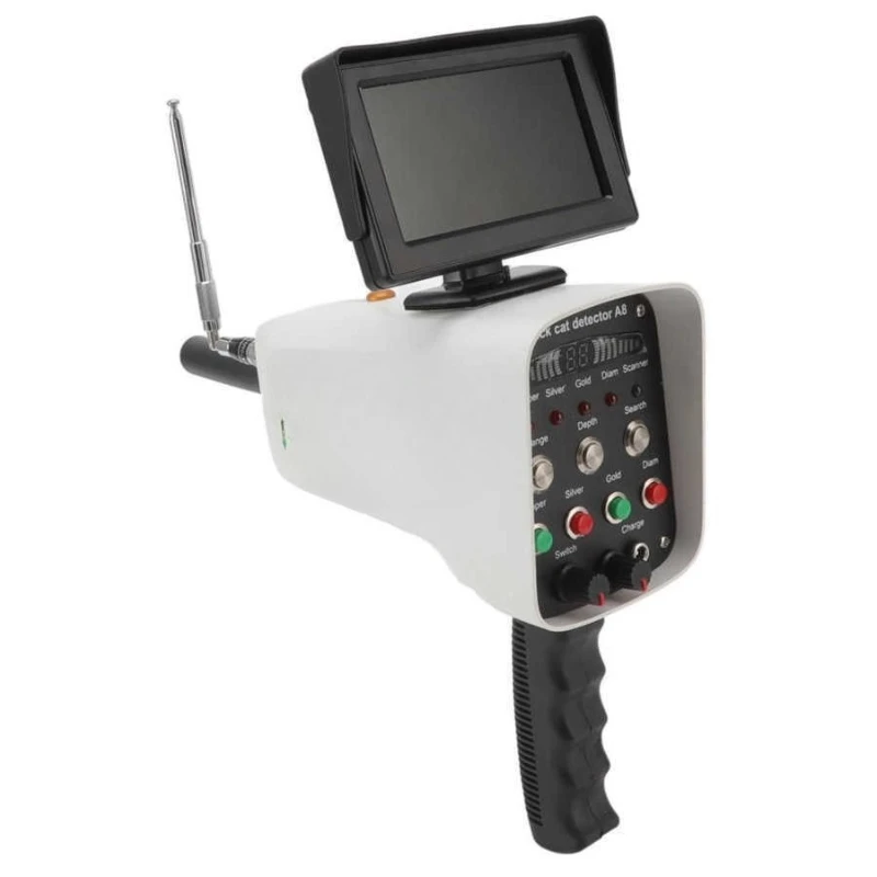 

A8 - Body Machine Adjustable Depth Range Remote Underground Metal Detector Locator Scanning Searcher