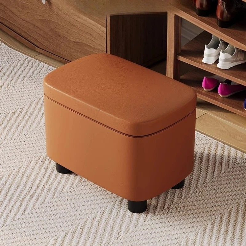 

household living room Stool portable vanity children soft bag shoe changing stool home sillas para comedor Interior furniture