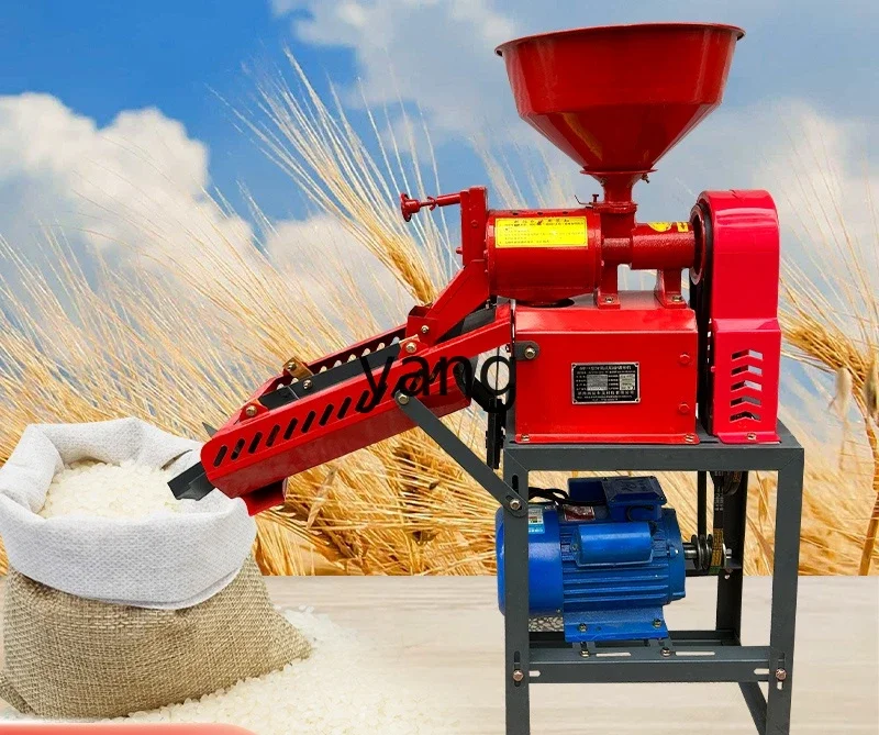 LTT Small corn and wheat household rice crushing and beating rice husking machine