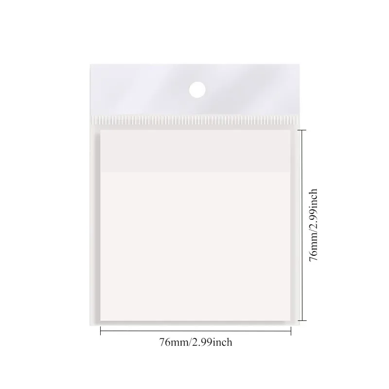 50 листов полупрозрачные матовые постеры, липкие блокноты для заметок, бумажные наклейки, блокнот, блокнот, канцелярские принадлежности, наклейка с сообщением