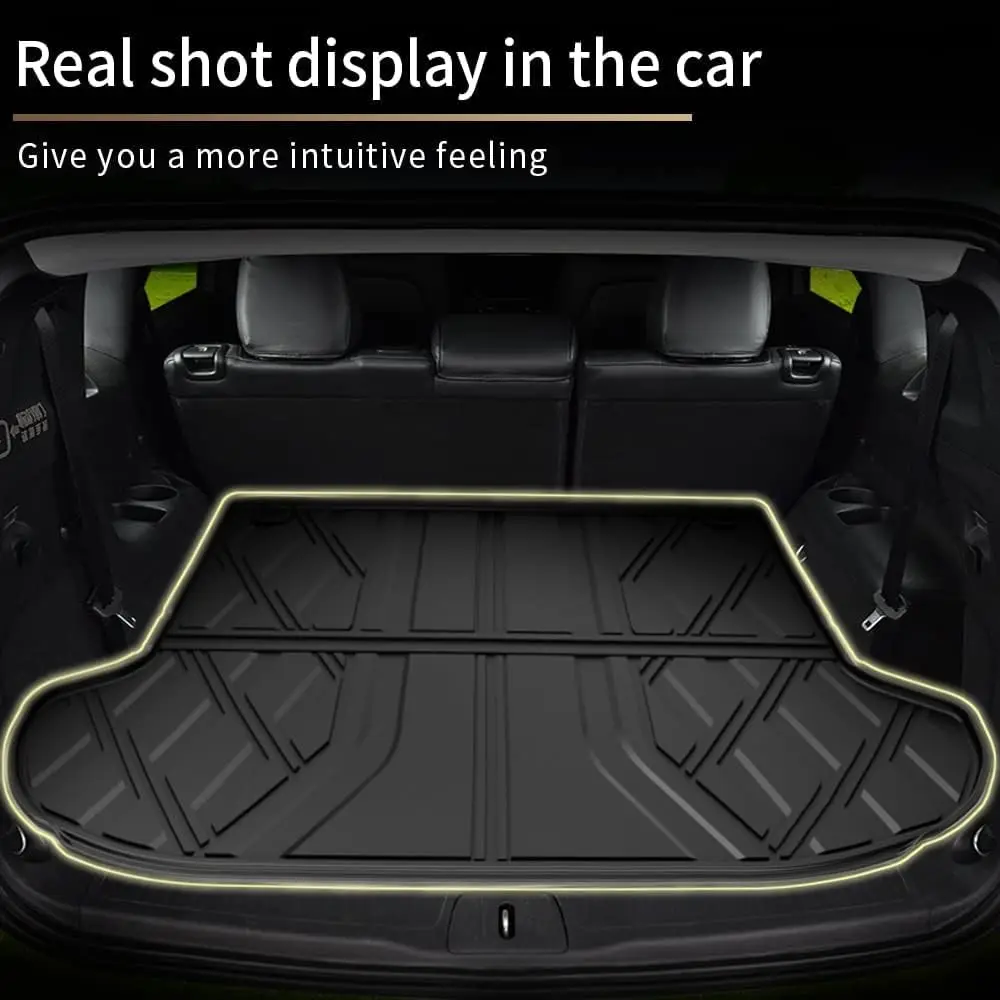 مجموعة مفارش أرضية وبطانات شحن متوافقة مع 2019-2024 نيسان مورانو، بطانة أرضية لإكسسوارات السيارات لجميع الأحوال الجوية #3