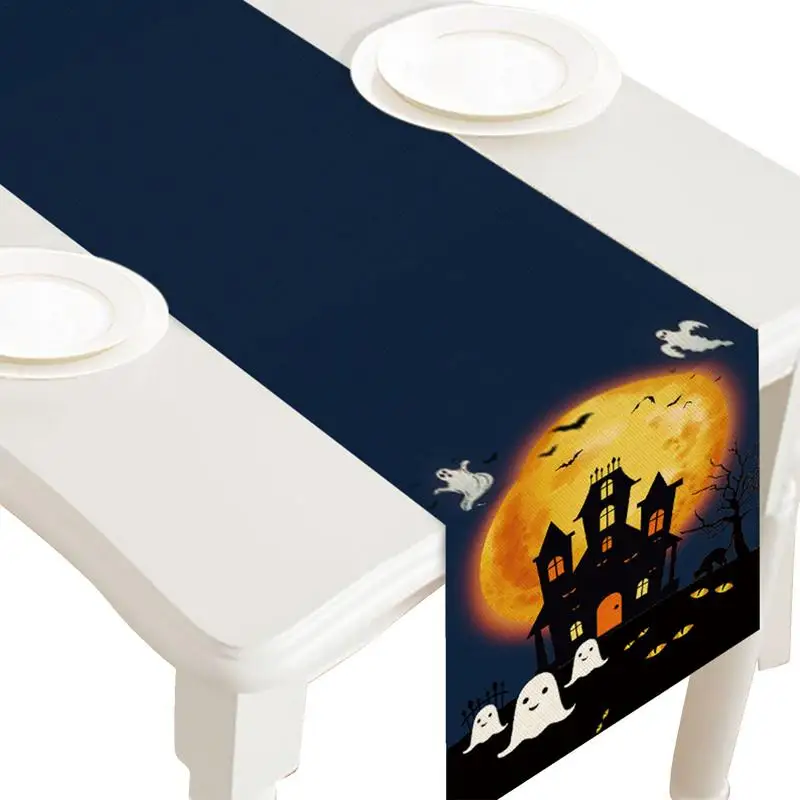 Halloween Table Decor Tabletop Halloween Decor Collection Runner Overlay Cover Holiday Kitchen Dining Table Decoration Halloween